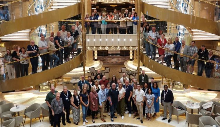 Eamonn Holmes joins 85 franchisees on cruise experience