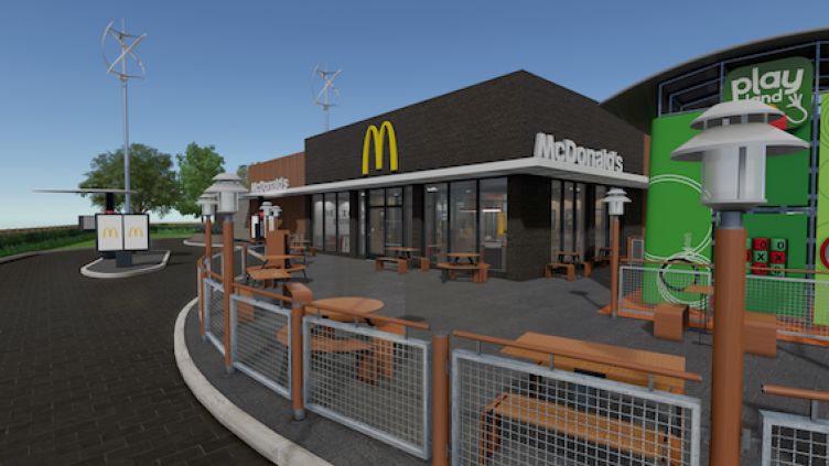 New McDonald’s restaurant will comply with UK industry net zero emissions standard 