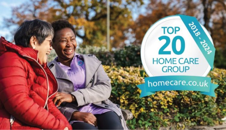 Radfield Home Care listed as a top 20 home care group 